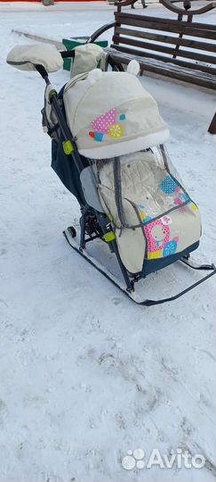 Коляска санки