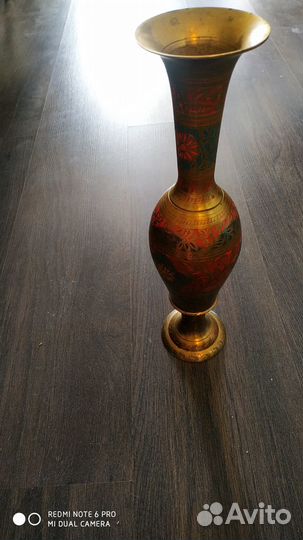 Ваза винтажная Индия старинная