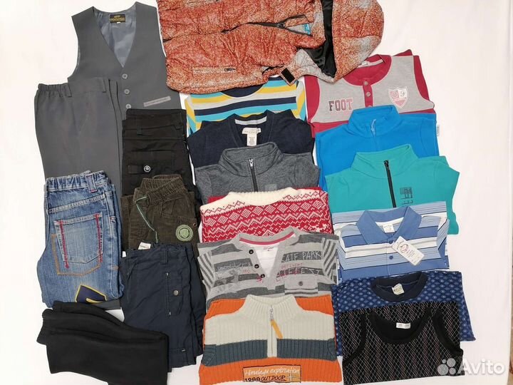 Пакет брендовых вещей на мальчика 5-6лет/110-116 с