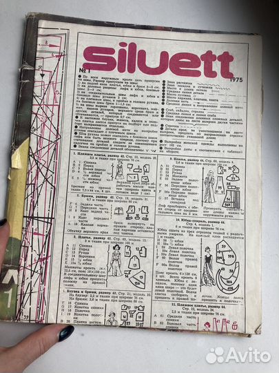 Советский журнал Siluett лето 1975