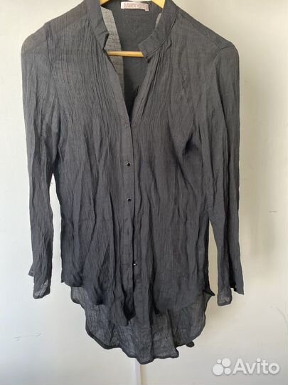 Блузка из жатой ткани