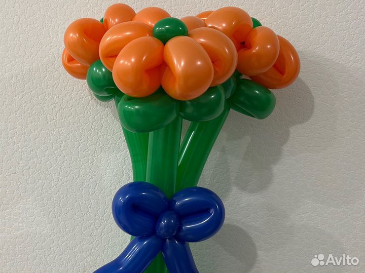 Букет из шаров ромашки бесплатно (за улыбку)