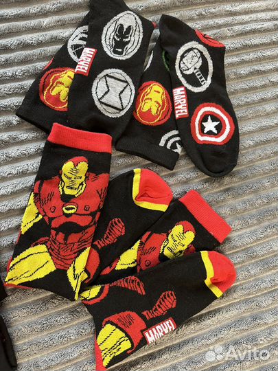 Носки Marvel 8 пар (цена за все)