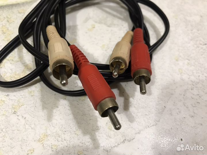 Аудио- видео 2RCA штекер -штекер
