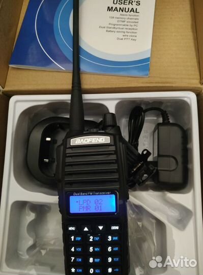 Рация мощная UV82 с программированием LPD\PMR