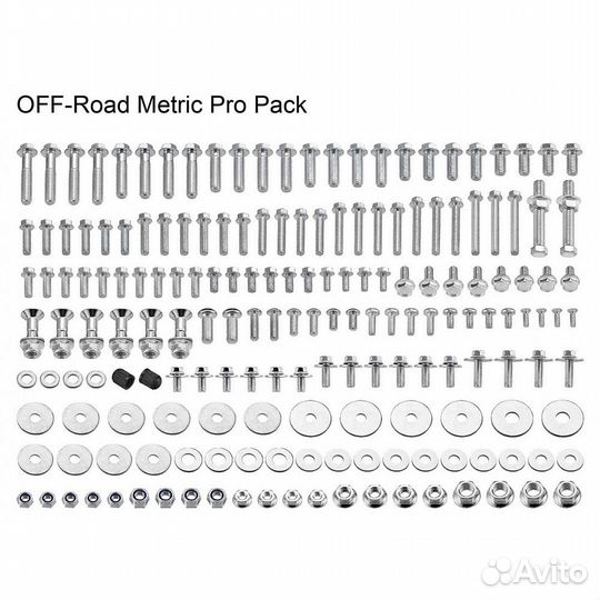 Набор метрических болтов accel заводской (для японских мотоциклов)