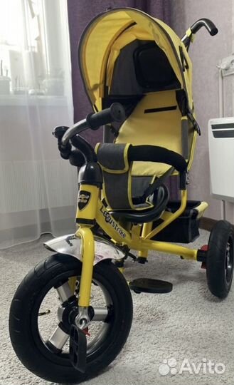 Велосипед с родительской ручкой