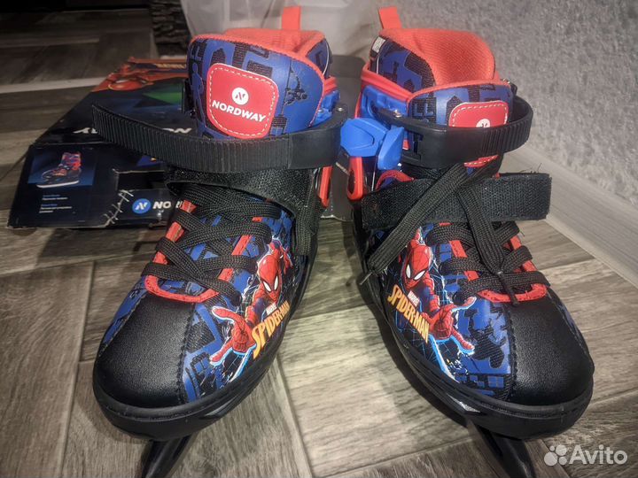 Фирменные коньки nordway 31-36 размер