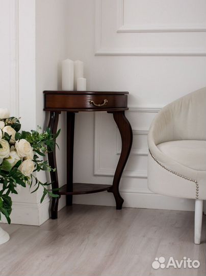 Консоль Угловая Элегант орех арт53892