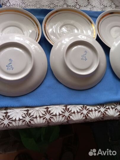 Чайные блюдца вербилки СССР