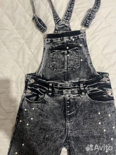 Джинсовый комбинезон детский
