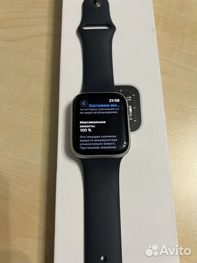 Apple watch SE 2 поколения 44мм 100%