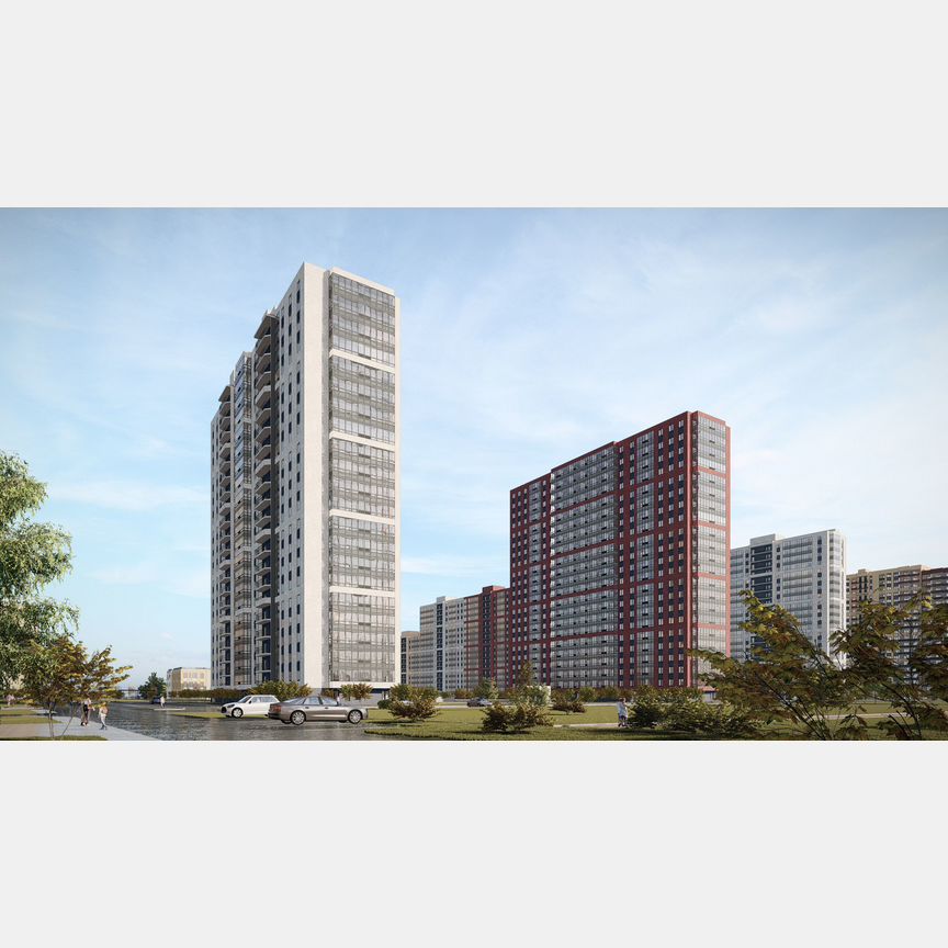 1-к. квартира, 33,8 м², 21/22 эт.