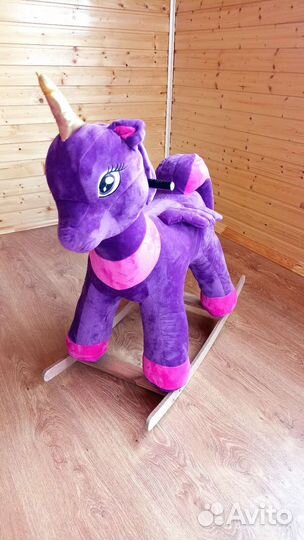Детская качалка единорог