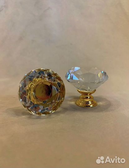 Мебельные ручки, ручки кристалл