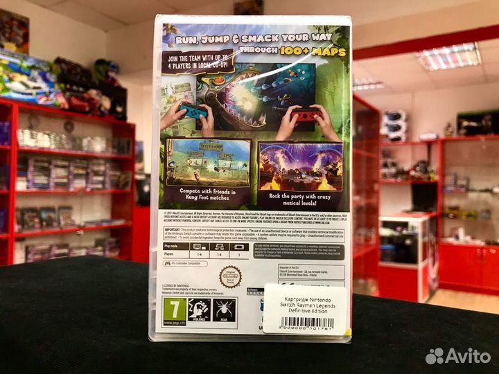 Картридж Nintendo Switch Rayman Legends (Новый)