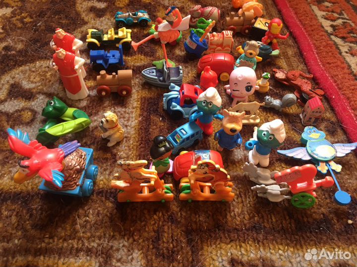 Игрушки из киндера 90х