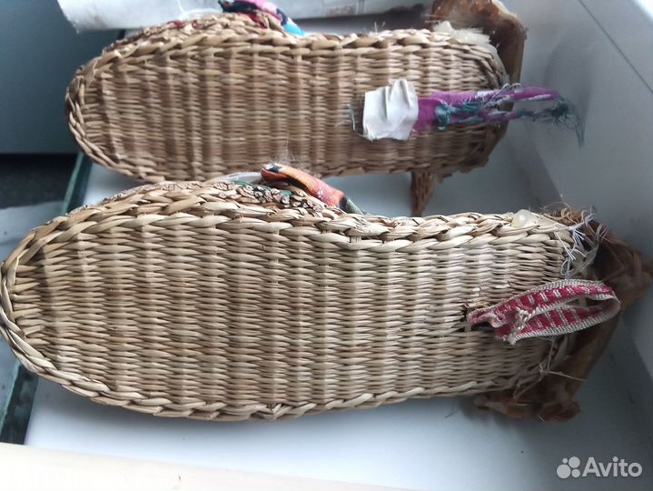 2 лаптя, декор на стену