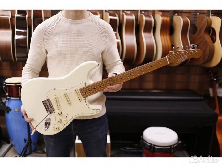 JET JS-300 OW - электрогитара, цвет белый