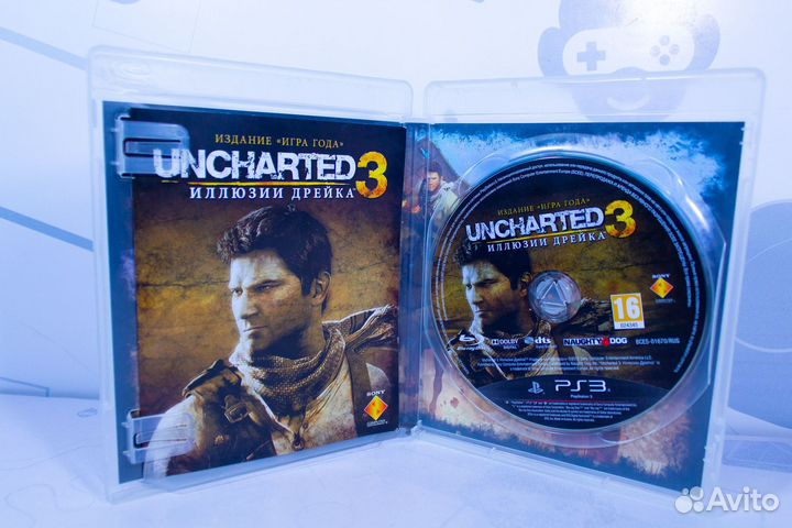 Диск для PS3 Uncharted 3: Иллюзии Дрейка б/у
