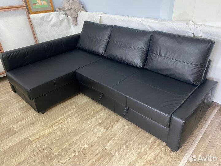 Кожаный диван IKEA