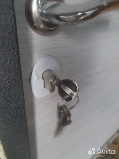 Дверь входная металлическая от застройщика