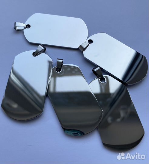 Жетон для лазерной гравировки / Армейский жетон