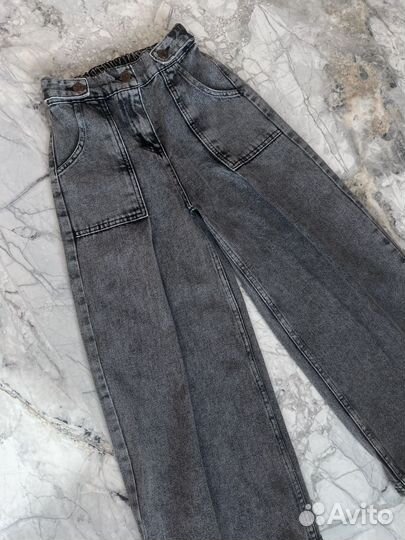 Серые джинсы Dali для девочки 140 см 10 лет
