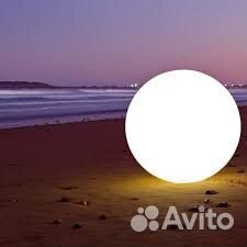 Матовый светильник шар 30 см белый уличный 220 В