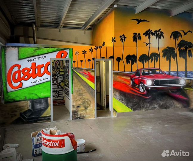 Роспись стен, граффити