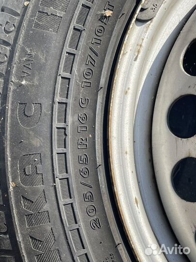 Колеса для volkswagen t4/5 R16 летние 3 штуки