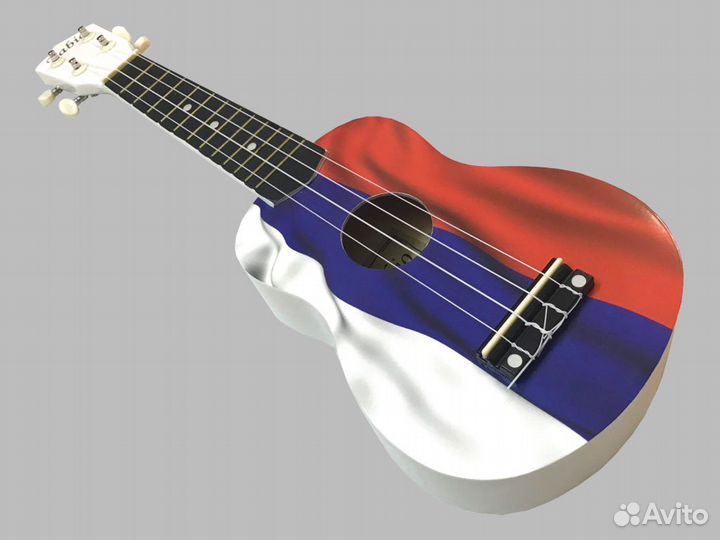 Укулеле с рисунком Fabio + Аксессуары
