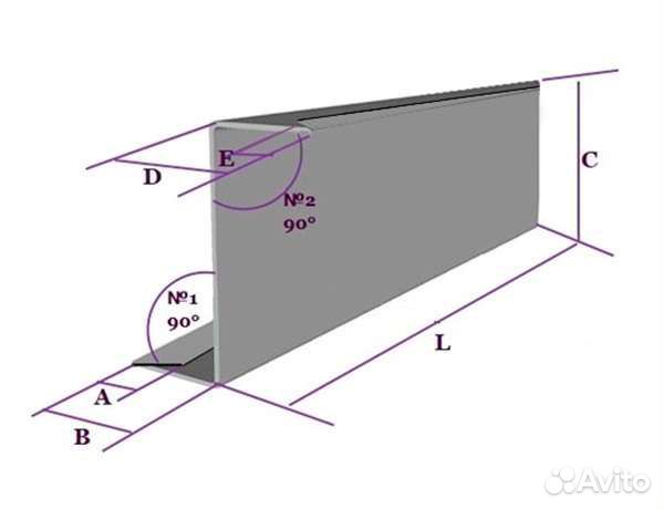 Откосы металлические на окна