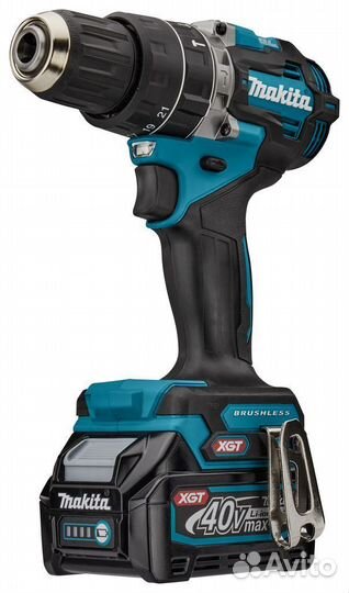 Дрель-шуруповерт аккум. makita XGT HP002 GD201