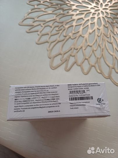 Беспроводные наушники airpods 3