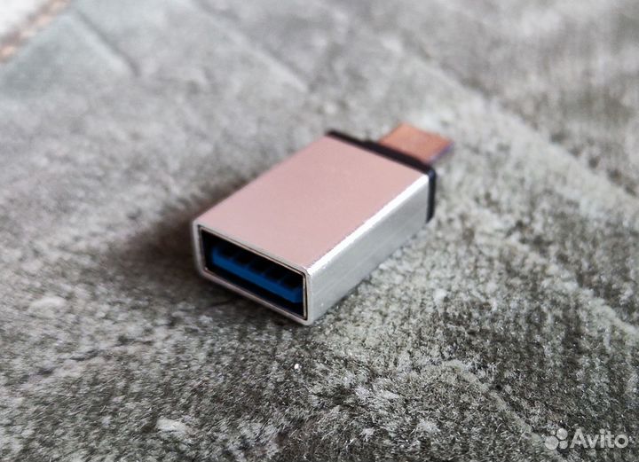 OTG Type-C переходник для подключения флешек и др