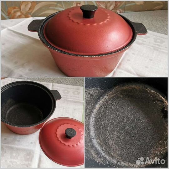 Посуда СССР кастрюля, утятница, ступка