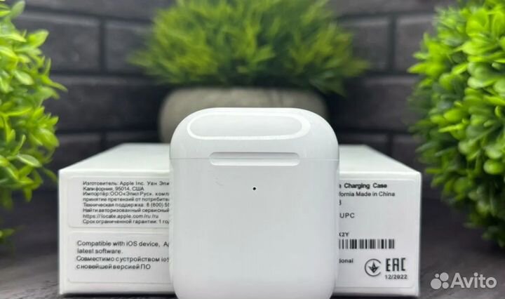 AirPods 2 Premium+ чехол в подарок