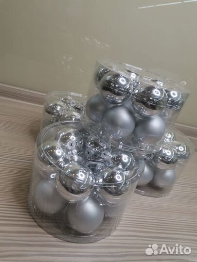 Набор ёлочных шаров, диаметр 5см - 12 штук