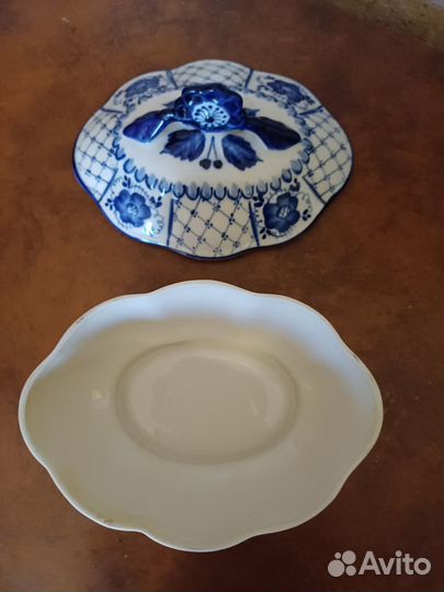 Шкатулка для украшений гжель