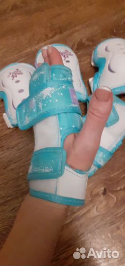 Коньки раздвижные Холодное сердце. Р-р 31-36