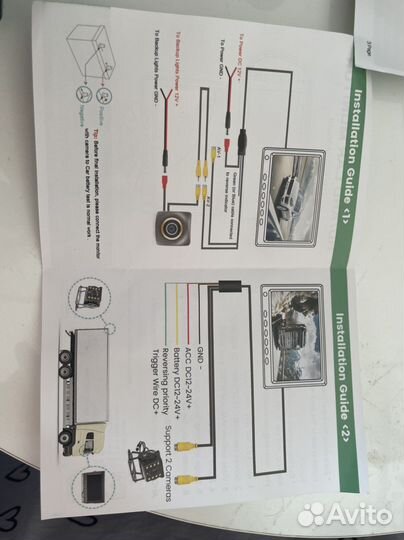 Монитор для камеры заднего вида