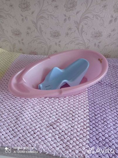 Ванночка и горка для купания