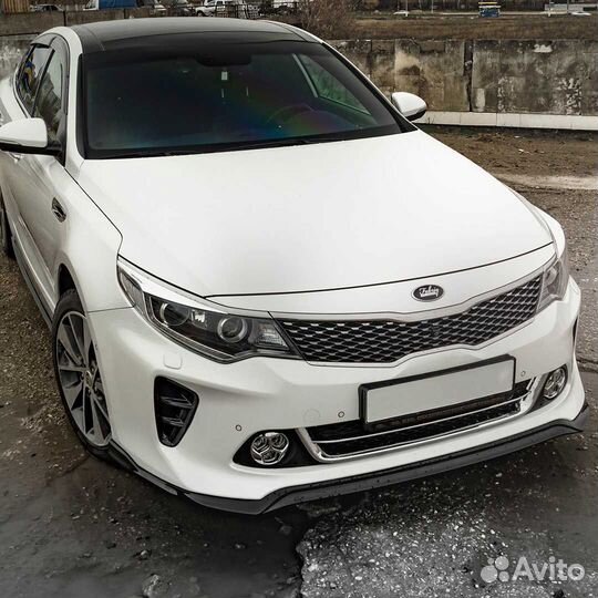 Юбка переднего бампера для Kia Optima IV GT-Line