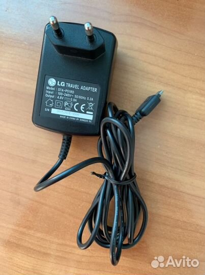 Наушники, зарядка LG