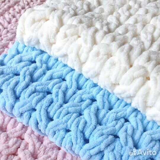 Плед детский плюшевый