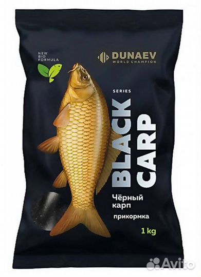 Прикормка dunaev-premium 1кг Черная Карп