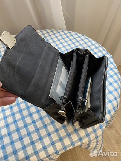 Барсетка кожаная мужская