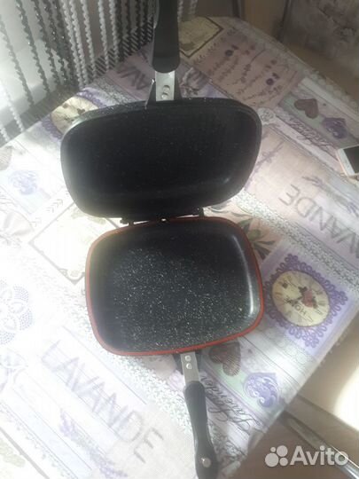 Двухсторонняя гриль сковородка