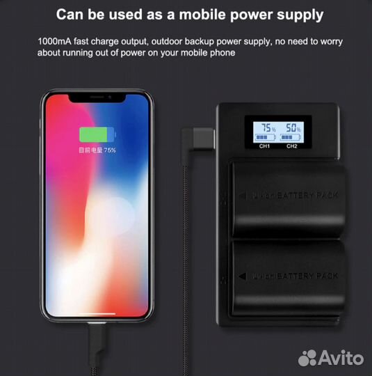 Качественное зарядное устройство для Canon LP-E6